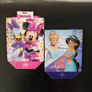 Disney Minnie and Princess Gift Bags -Set of 4